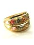 Anel de Ouro 3 Aros 18k Feminino Bello Cororato