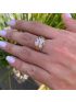Anel de Ouro 18k Tricolor Feminino Buon Cuore