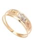 Anel de Ouro 18k Luminosita com Ouro Branco e Rose