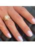 Anel de Ouro 18k Tricolor Feminino