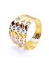 Anel de Ouro 5 Aros 18k Aparatus