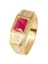 Anel de Formatura Ouro 18k An019