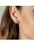 Brinco de Ouro 18k Bordado 