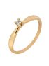Anel de Ouro 18k Solitário Cartier Diamante 2.50mm