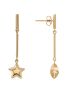 Brinco de Ouro 18k Estrela Stella