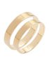 Par Aliança de Ouro 18k Reta 3.70mm 6g