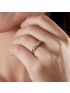 Anel Feminino de Ouro 18k Solitário