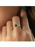 Anel de Ouro 18k Feminino com Pedras