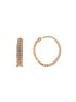 Brinco Feminino de Ouro 18k Argola Médio