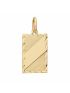 Pingente de Ouro 18k Placa Personalizada
