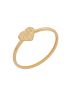Anel Feminino de Ouro 18k Coração