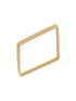 Anel Feminino de Ouro 18k Quadrado
