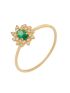 Anel Feminino de Ouro 18k com Pedras