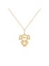 Pingente de Ouro 18k Menina Chapa
