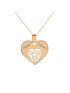 Pingente de Ouro 18k Amor Eterno Menina