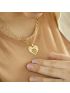 Pingente de Ouro 18k Amor Eterno Menina