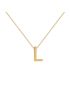 Corrente Veneziana c/ Pingente de Ouro 18k Letra
