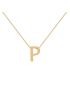 Corrente Veneziana c/ Pingente de Ouro 18k Letra