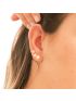 Brinco de Ouro 18k Pérola 5mm