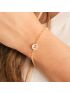 Pulseira Ouro 18k Portuguesa com Medalha Fé