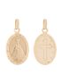 Pingente Medalha Nossa Senhora Aparecida Ouro 18k Grande