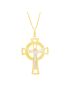 Pingente Ouro 18k Cruz com Crucifixo
