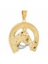 Pingente de Ouro 18k Cavalo Grande