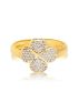 Anel de Ouro Trevo 4 Folhas Lykke Feminino