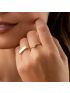 Anel de Ouro 18k Feminino Chapa
