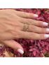 Anel de Ouro 18k Tricolor Feminino 