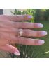 Anel de Ouro 18k Tricolor Feminino 