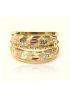 Anel de Ouro 3 Aros 18k Feminino Bello Cororato