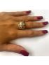 Anel Ouro 18k Feminino Pilastro Colore
