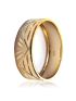 Anel de Ouro Escrava 18k Unissex Desenhada
