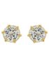 Brinco de Ouro 18k com Pedra Zircônio Stelline