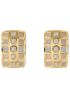 Brinco De Ouro 18k com Zircônia Colore Di Pietra