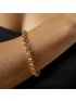 Pulseira Feminina Ouro 18k Portuguesa Fio Largo