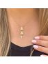 Escapulário Feminino de Ouro 18k