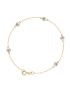 Pulseira de Ouro 18k Cartier Com Zircônia Reine