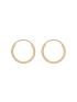 Brinco de Argola Ouro 18k Fio Quadrado Grande