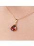 Pingente de Ouro 18k Feminino Furta Cor Vermelho e Verde