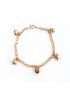 Pulseira de Ouro 18K Portuguesa com Berloque