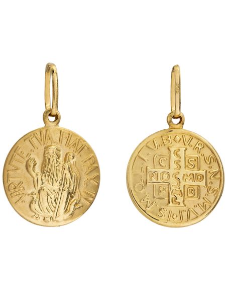 Pingente de Ouro São Bento Médio