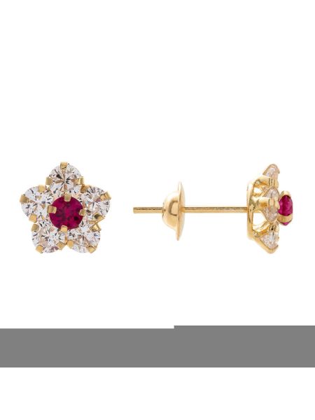 Brinco Ouro Flor Infantil