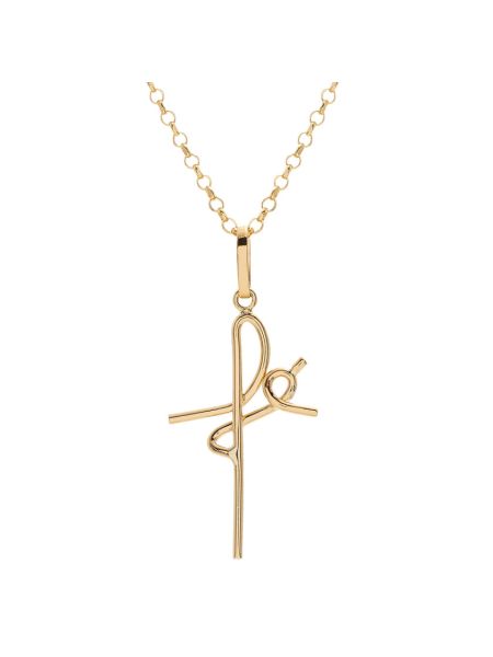 Pingente de Ouro 18k Fé